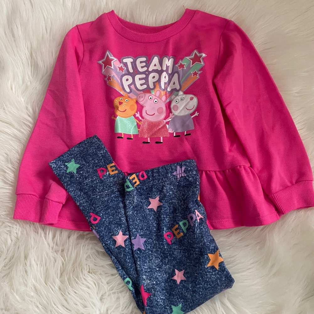 Toddler peppa pig outfit